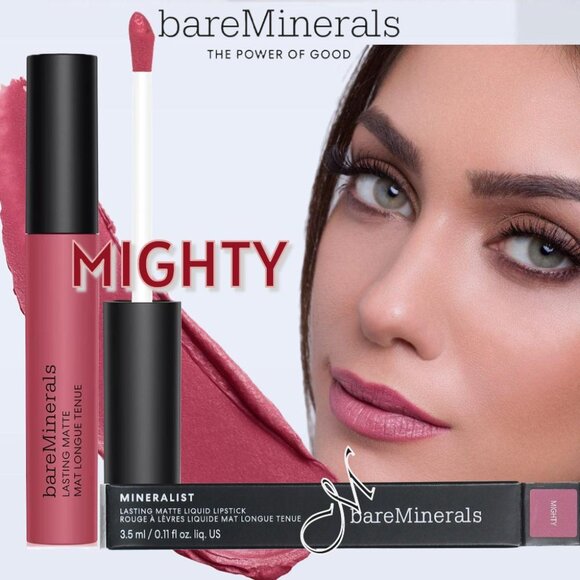 Bare Minerals Mineralist Lasting Matte Liquid Lipstick ~ MIGHTY 3.5ml NIB - Picture 1 of 11